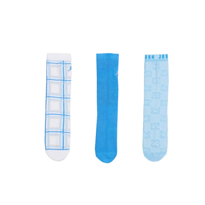 Jordan Jordan Socks 3 Pack Blue Children Aged 3 7 Years Old