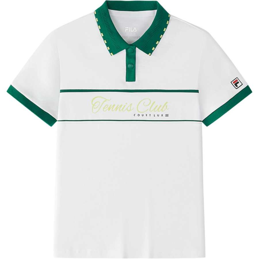 FILA KIDS Polo Shirt Jade White