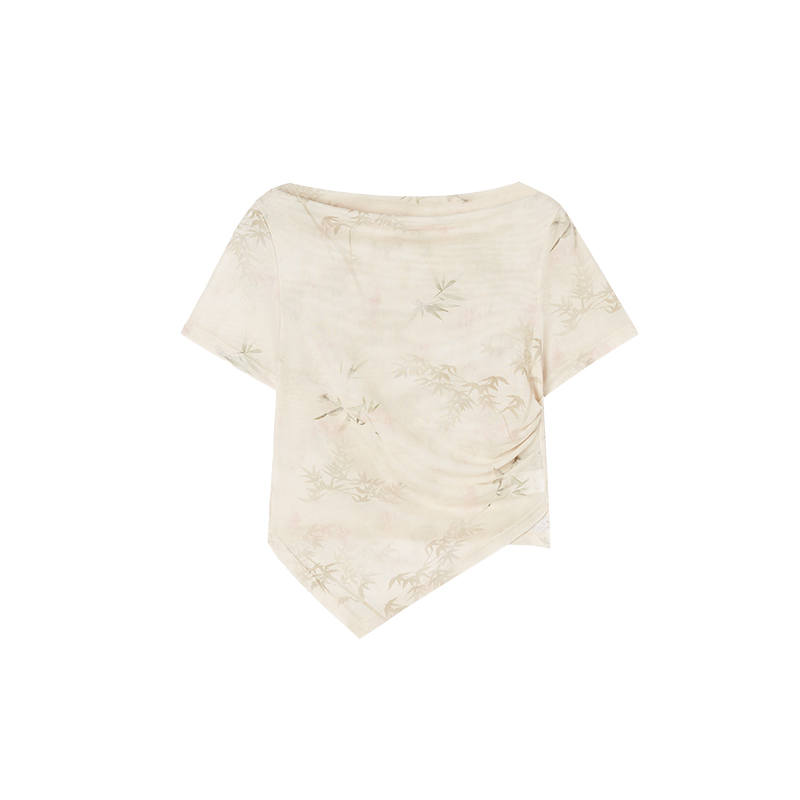 XIANGYING T Shirt Women's Camel