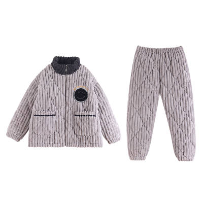 FENTENG Loungewear Thickened And Fleece Lined Stand Collar Thermal Skin Friendly Image Color Kids'