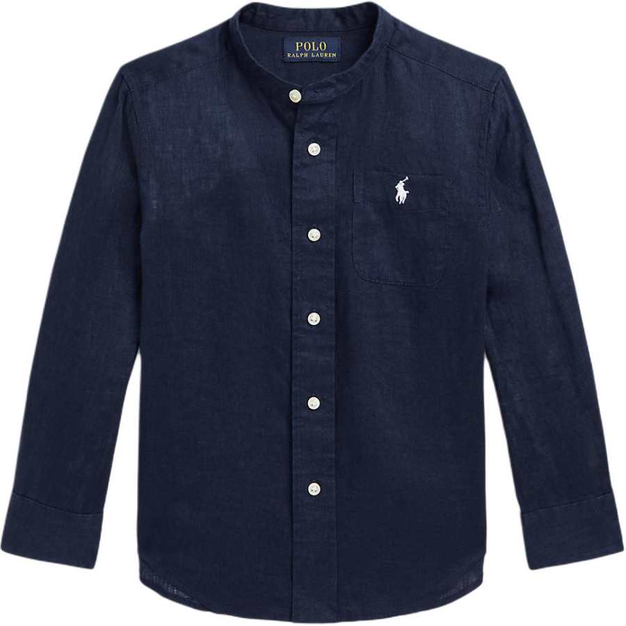 Polo Ralph Lauren Shirt Spring Fall Kids' Marine Blue