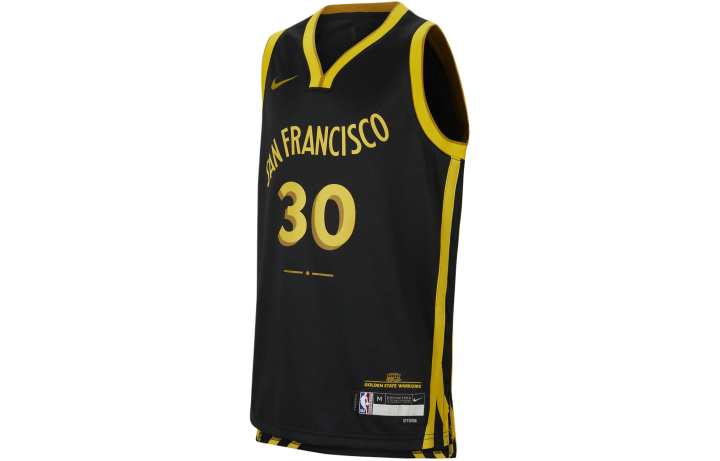 Nike Nike Tank Top Stephen Curry Golden State Warriors 2023/24 City Edition Black Kids'