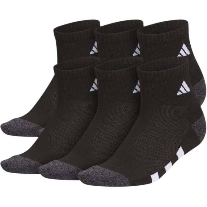 Adidas Adidas Socks 6 Pack Black Kids'