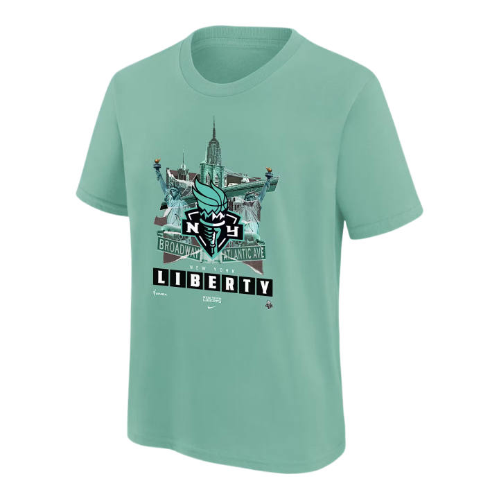 Nike Nike New York LibertyWNBA T Shirt SS25 Mint Teenagers
