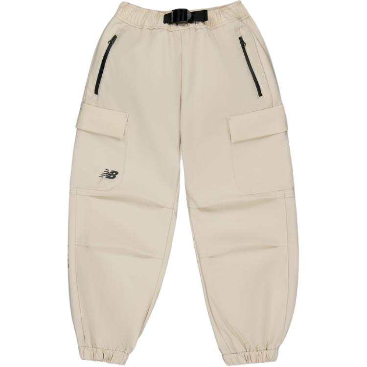 New Balance New Balance Versatile Style Minimalist Style Thickened And Fleece Lined Casual Cargo Pants Kids' Khaki