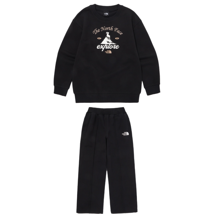 THE NORTH FACE Casual Sportswear Black Teenagers