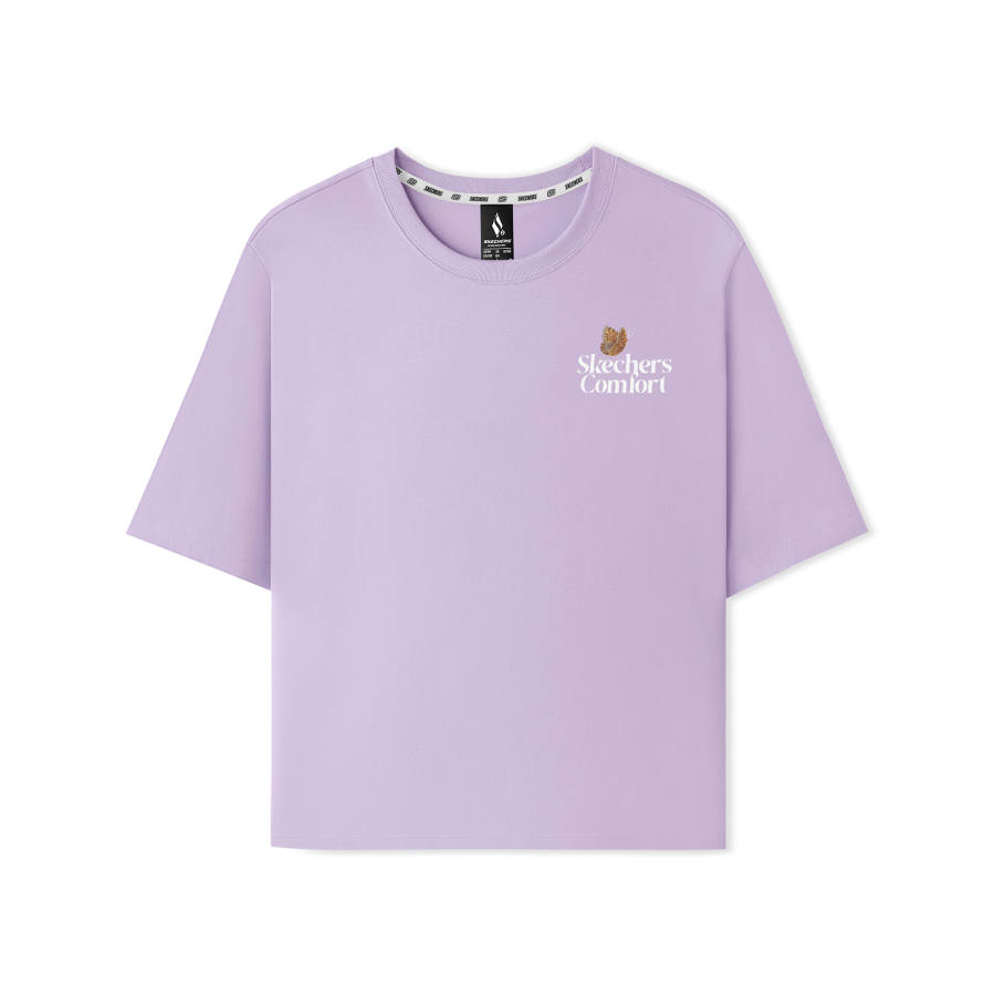 Skechers T Shirt Women's Lavender