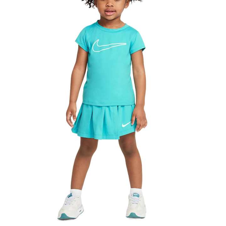 Nike Infant And Toddler Nike Skirt Set Dri FitSwoosh SS25 Dust Flying Cactus