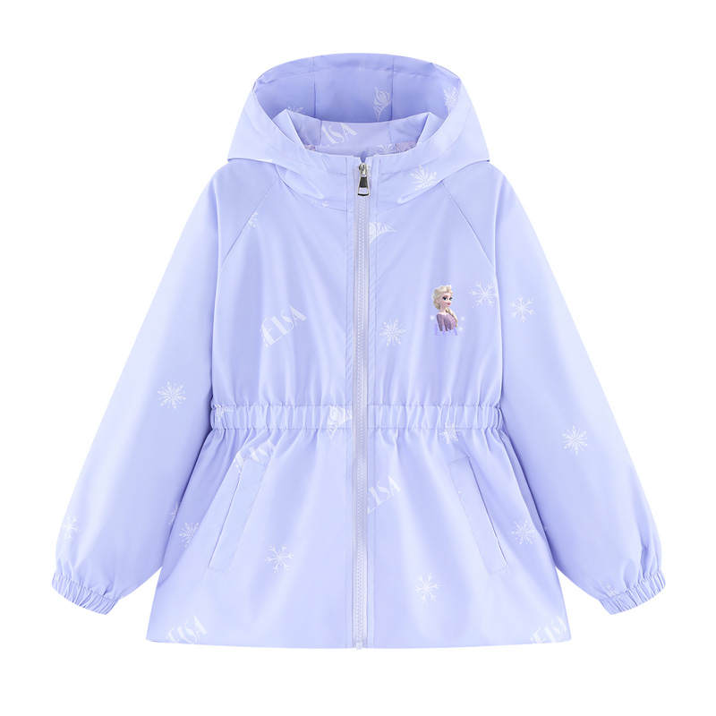 Disney Windbreaker Jacket Purple Children Aged 3 7 Years Old