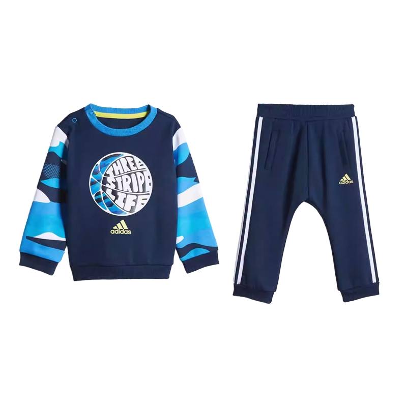 Adidas Adidas Casual Sportswear Blue Infant And Toddler