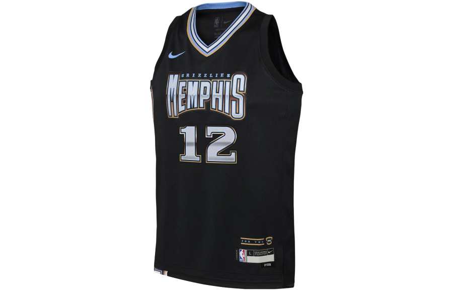 Nike Nike Ja Morant Memphis Grizzlies City Edition Tank Top City Edition, Memphis Grizzlies Black Kids'