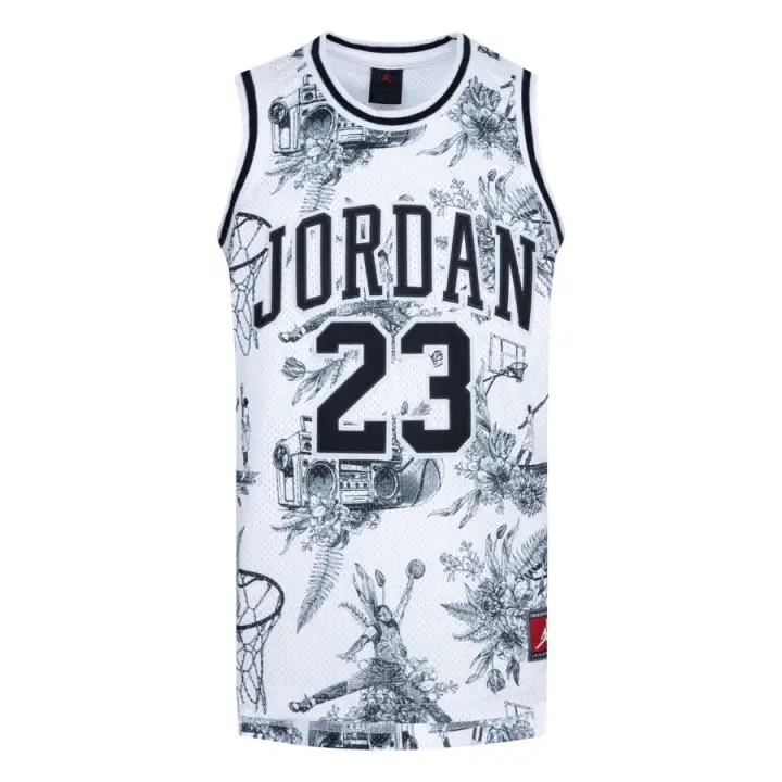 Jordan Jordan Kids' Basketball Jersey White Teenagers