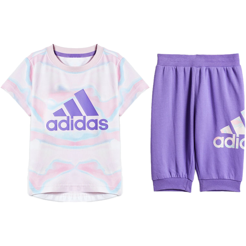 Adidas Adidas Casual Sportswear Purple Infant And Toddler