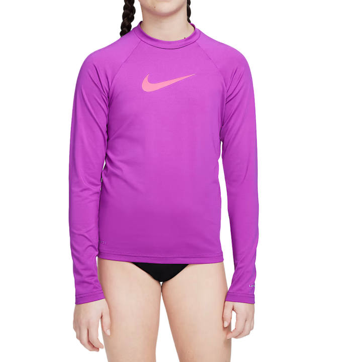 Nike Nike Kids' Swimsuit Dri FitSwoosh Purple Teenagers