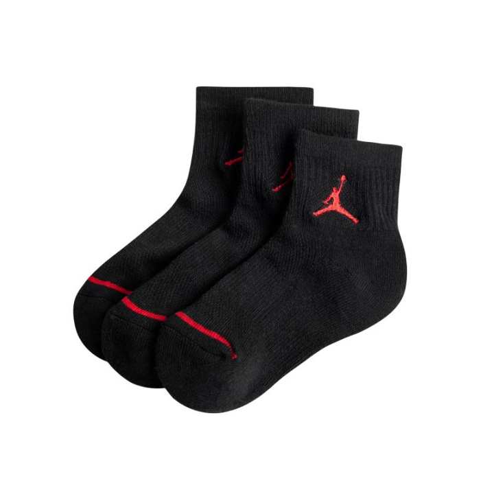 Jordan Jordan Socks 3 Pack 3 Pack Jet Black Kids'