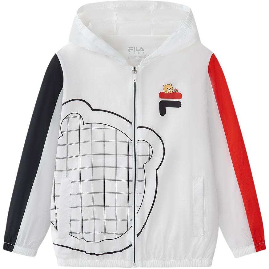 FILA KIDS Outdoor Wear Standard White Children Aged 3 7 Years Old