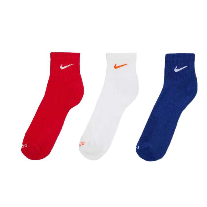 Nike Nike Socks 3 Pack Red White Blue Teenagers