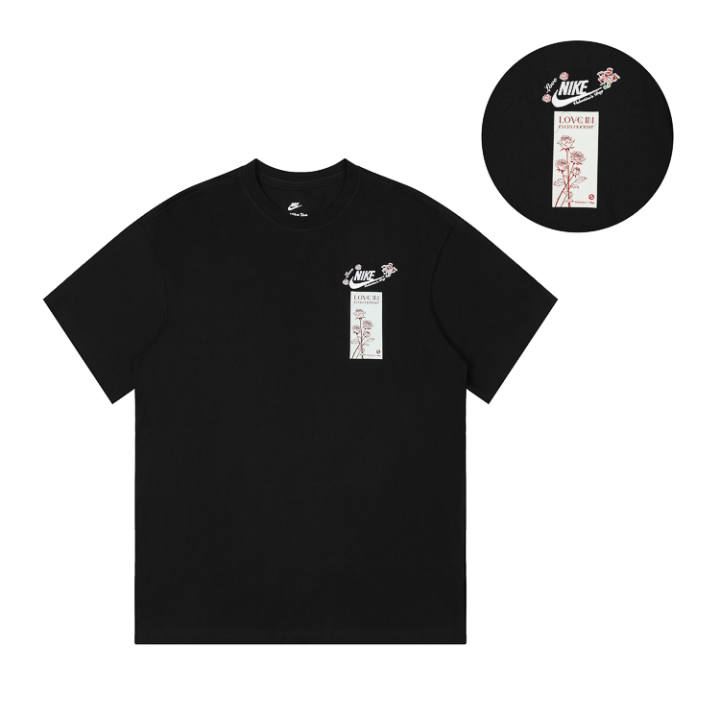 Nike Nike T Shirts Unisex Black Crew Neck