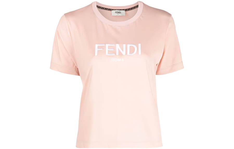 FENDI Regular T Shirt Women's Pink