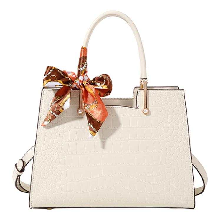 PAYOT PAYOT Microfiber Synthetic Leather Handbag Regular Women's White