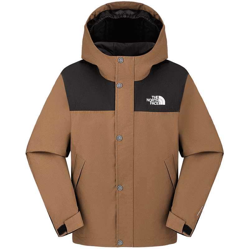 THE NORTH FACE Windbreaker Jacket Latte Brown Kids'