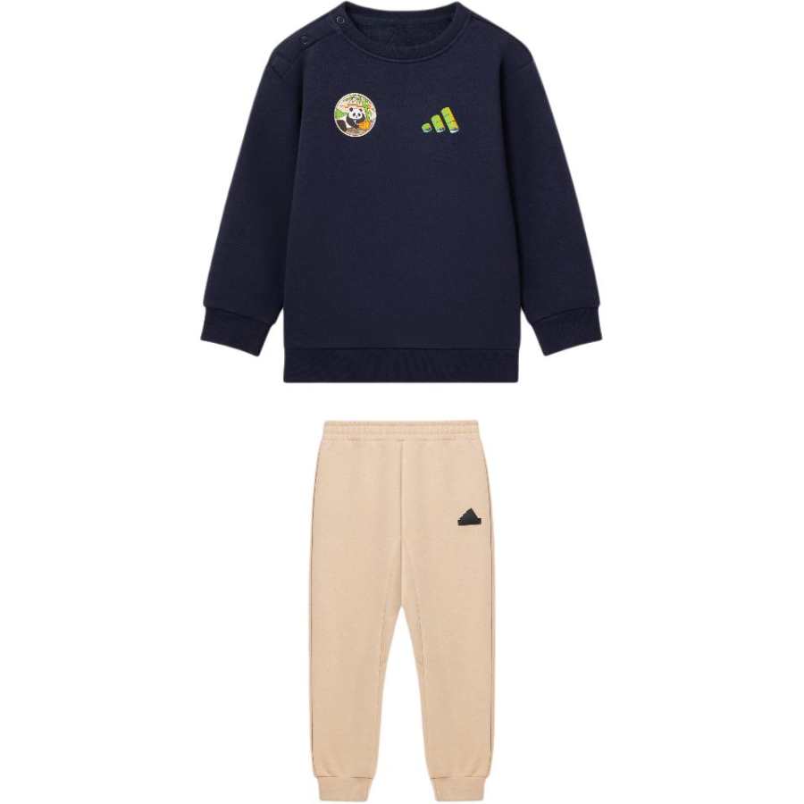 Adidas Adidas Casual Sportswear FW24 CREW TRACKSUIT Legend Ink/Magic Light Brown Infant And Toddler