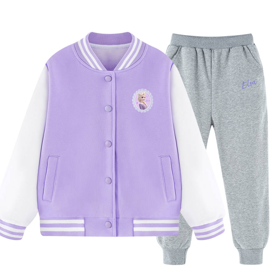Disney Casual Sportswear Frozen Purple Children Aged 3 7 Years Old