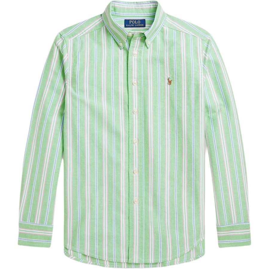 Polo Ralph Lauren Stripes Shirt Autumn Spring Teenagers Multicolor