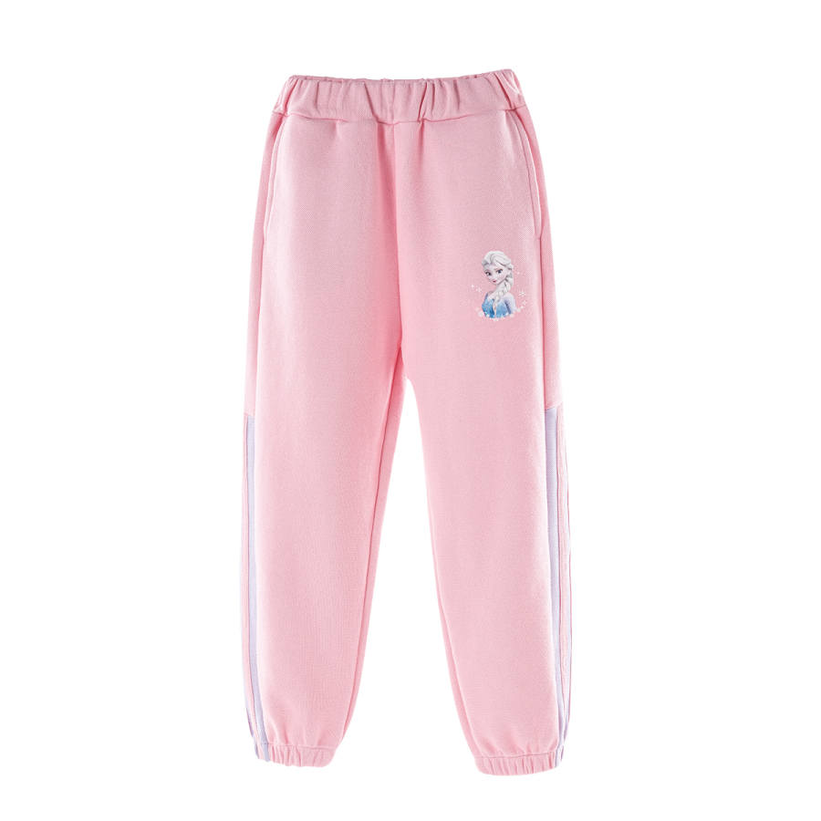 Disney Moderate Kids' Sweatpants Autumn Spring Children Aged 3 7 Years Old Pink
