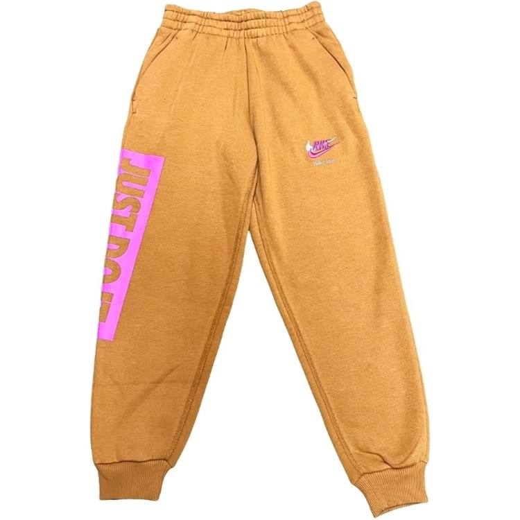 Nike Nike Full Length Pants Sports Life Collection Comfortable Casual Fleece Lined Thermal Desert Ochre Teenagers