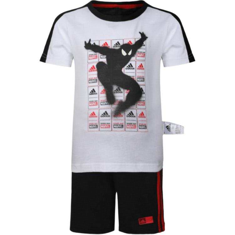 Adidas Adidas Casual Sportswear Black/White Children Aged 3 7 Years Old