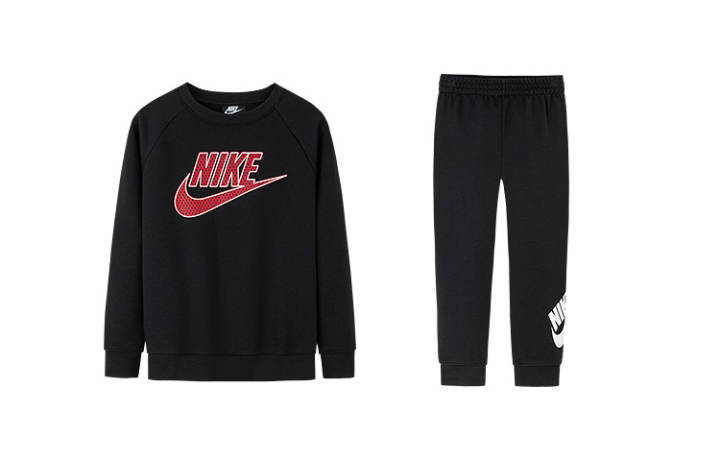 Nike Nike Casual Sportswear Jet Black Children Aged 3 7 Years Old