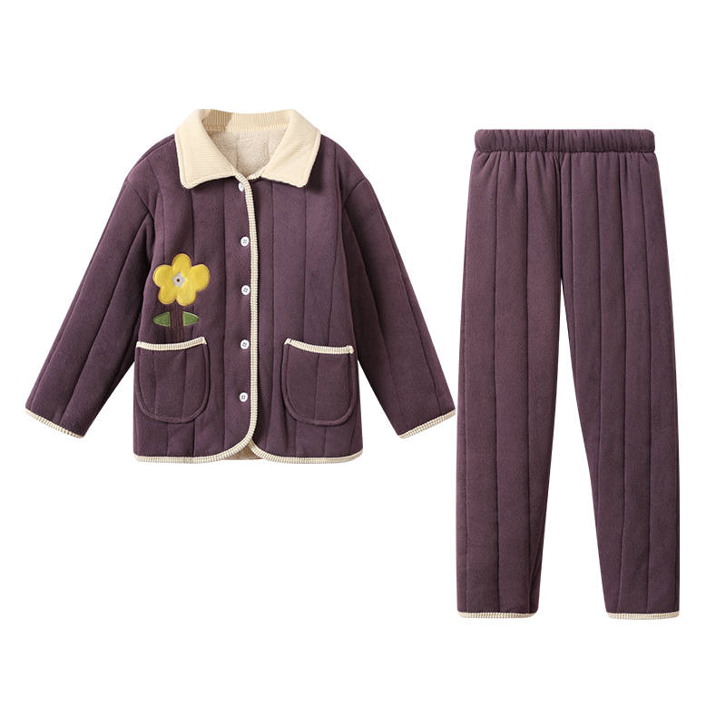Hodo Grade School Loungewear Sets Lapel
