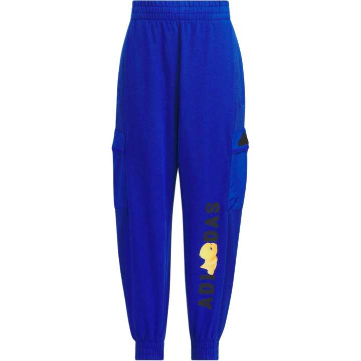 Adidas Adidas Casual Pants Sportswear Bright Blue Children Aged 3 7 Years Old