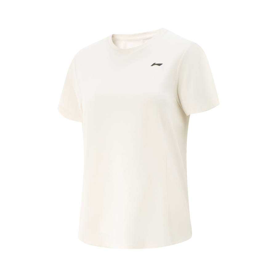 Li-Ning Li Ning Fitness Series T Shirt Women's Mother Of Pearl White