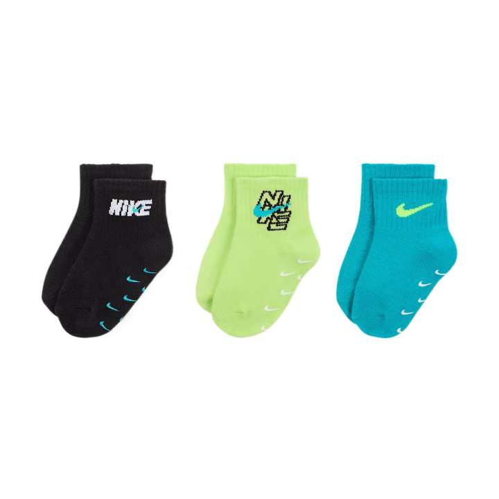 Nike Nike Socks 3 Pack Black Infant And Toddler