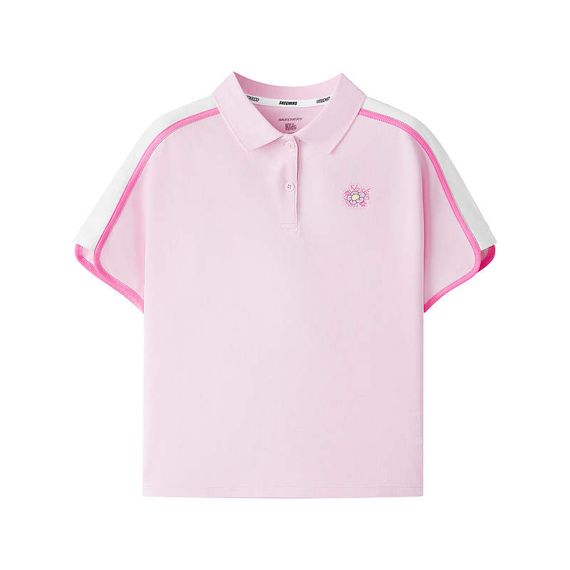 Skechers Kids Polo Shirt Cherry Blossom Pink Kids'