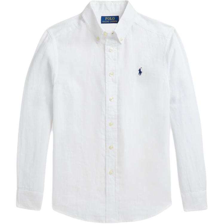 Polo Ralph Lauren Shirt SS25 White Kids'