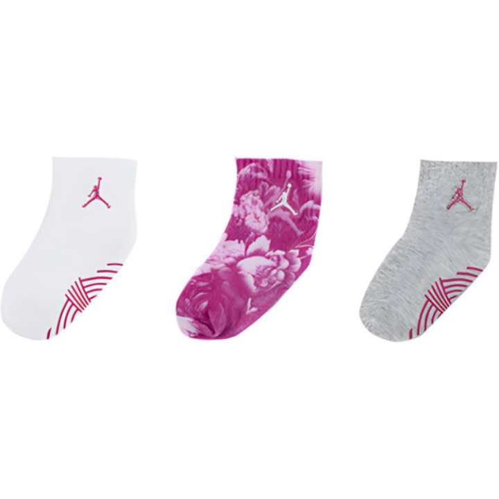 Jordan Jordan Socks 3 Pack Fire Pink Infant And Toddler