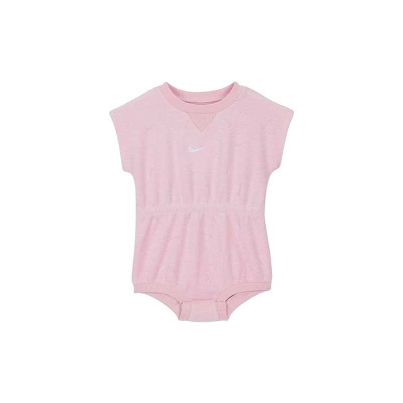 Nike Nike Jumpsuit Swoosh Pink Foam Infant And Toddler
