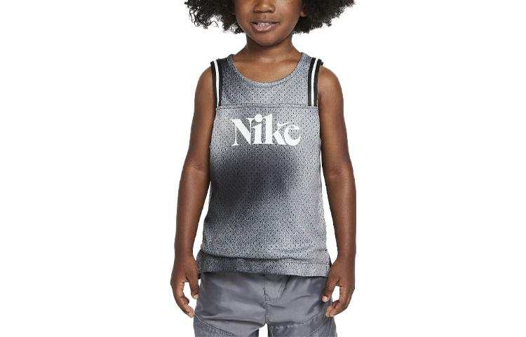 Nike Nike Kids' Basketball Culture Printed Pinnie Tank Top Baby Black
