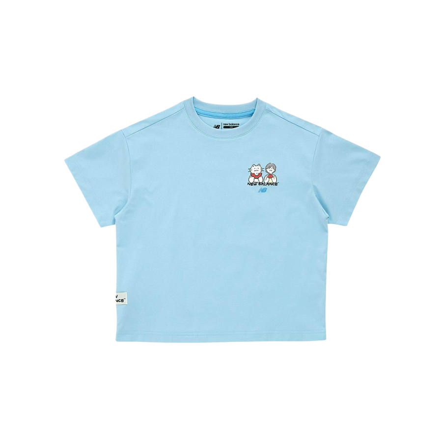 New Balance New Balance T Shirt SS25 SUMMER PLAY TIME Blue Children Aged 3 7 Years Old