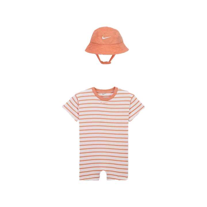 Nike Nike Jumpsuit Swoosh SS25 Apricot Agate Infant And Toddler