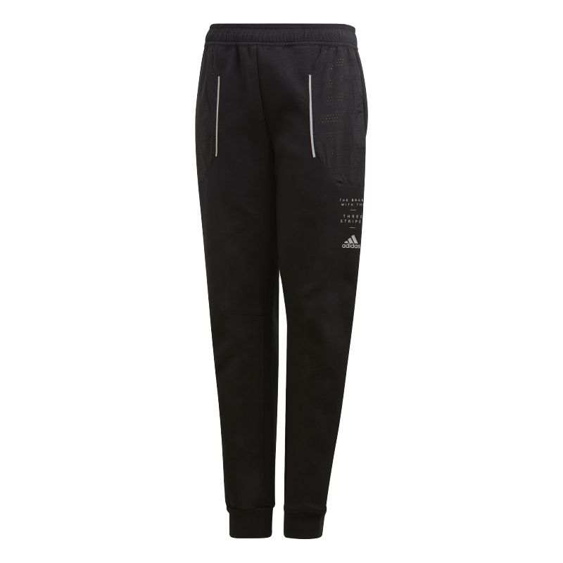 Adidas Adidas Full Length Pants Black/Yellow Teenagers