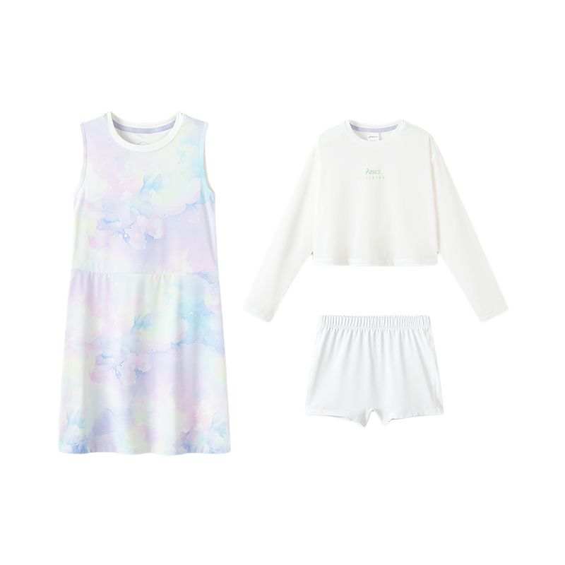 ASICS Children Aged 3 7 Years Old Asics Skirt Set Sports Performance SS25 6013 Purple Multicolor