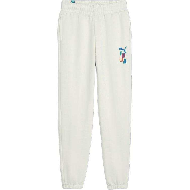 PUMA Kids' Bottom READY SET BETTER Cotton Linen Blend Natural Teenagers