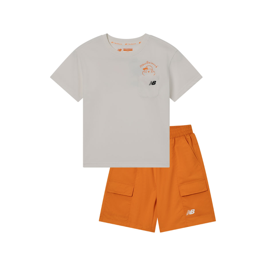 New Balance New Balance Casual Sportswear Ivory White Children Aged 3 7 Years Old