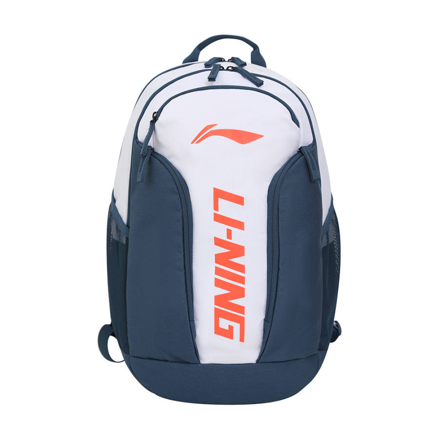 Li-Ning Li Ning Polyester Kids Bag Regular Kids' Ochre Prussian Blue/Standard White, Blue Gray, Black Gray Color