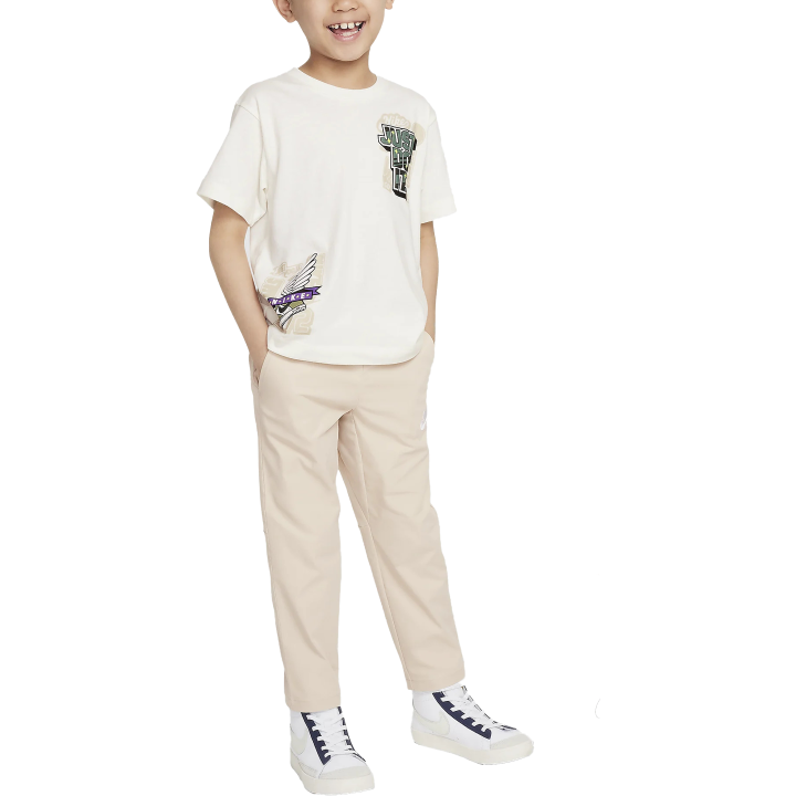 Nike Nike Dri Fitwoven Casual Pants Children Aged 3 7 Years Old Quicksand