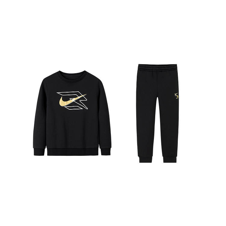 Nike Nike Casual Sportswear 3Brand Jet Black Teenagers